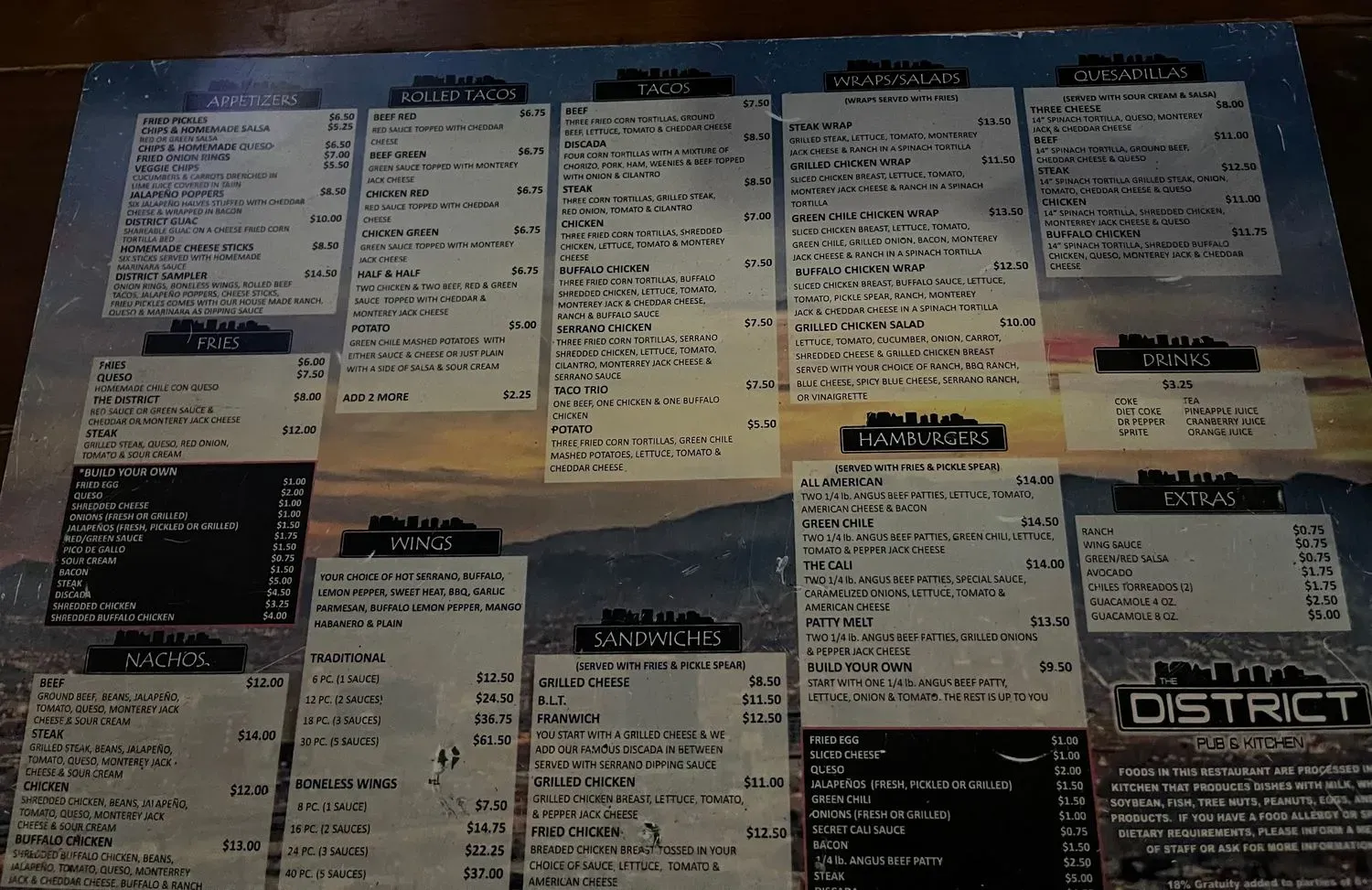 Menu 3