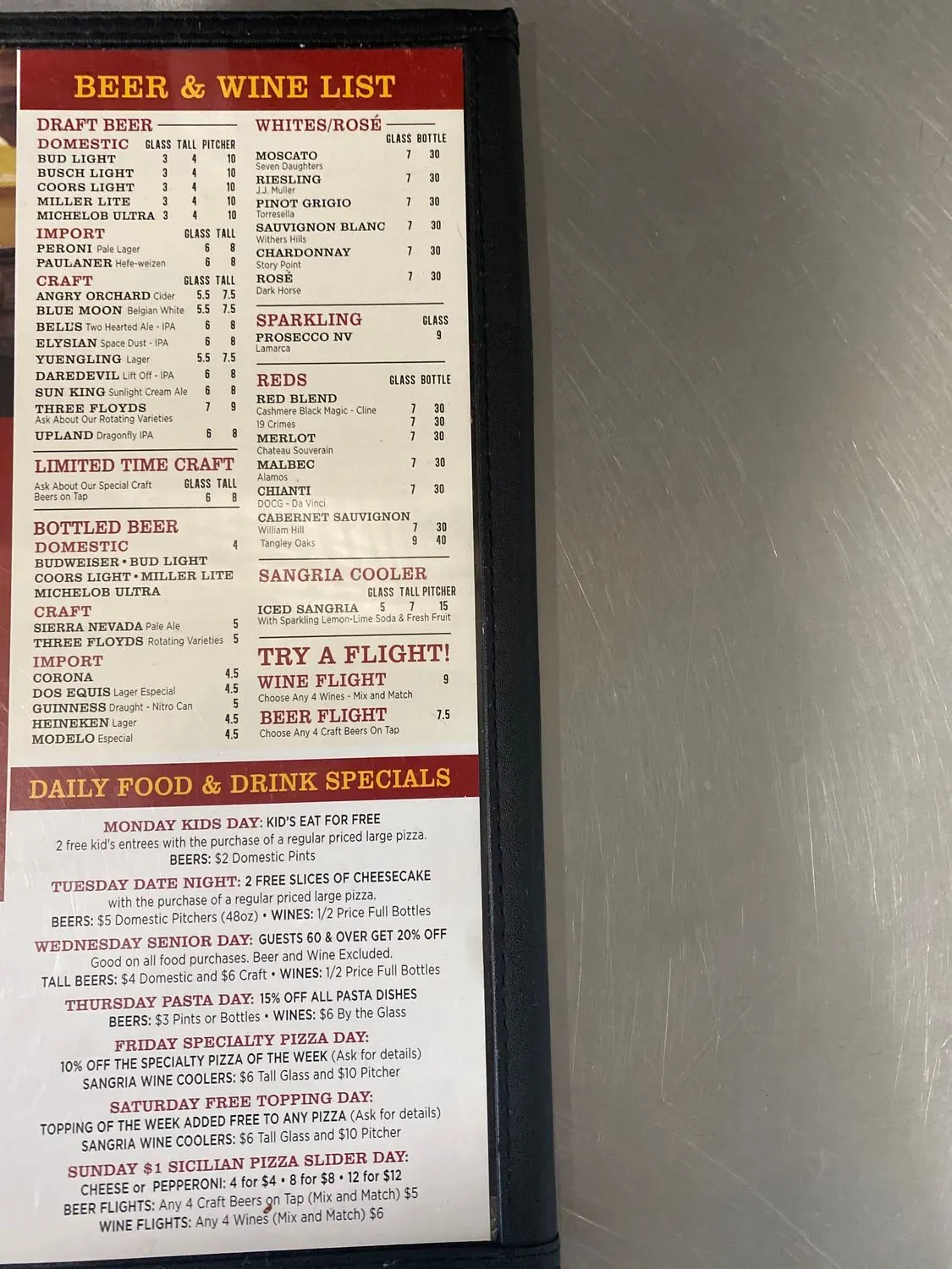 Menu 2