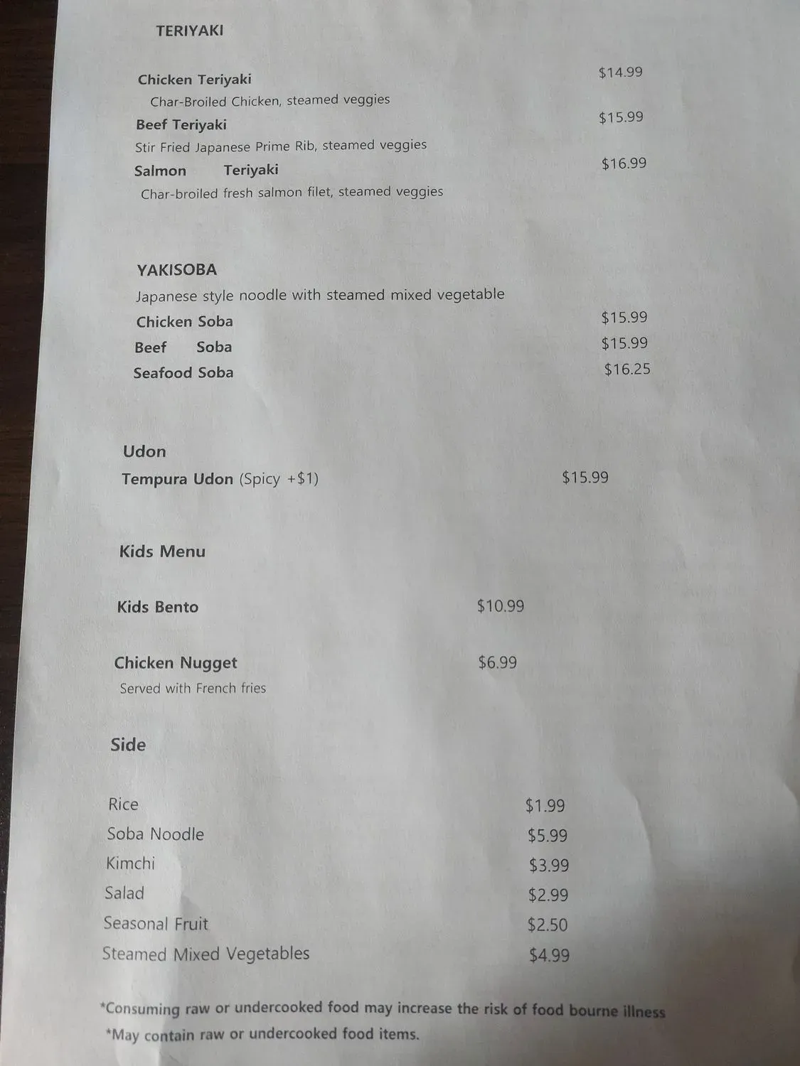 Menu 4