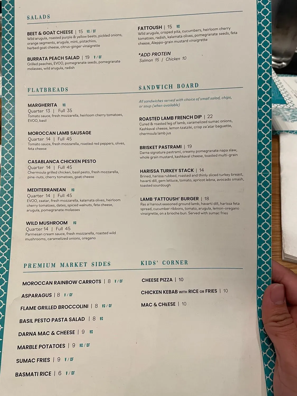 Menu 2