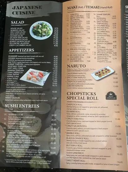 Menu 5