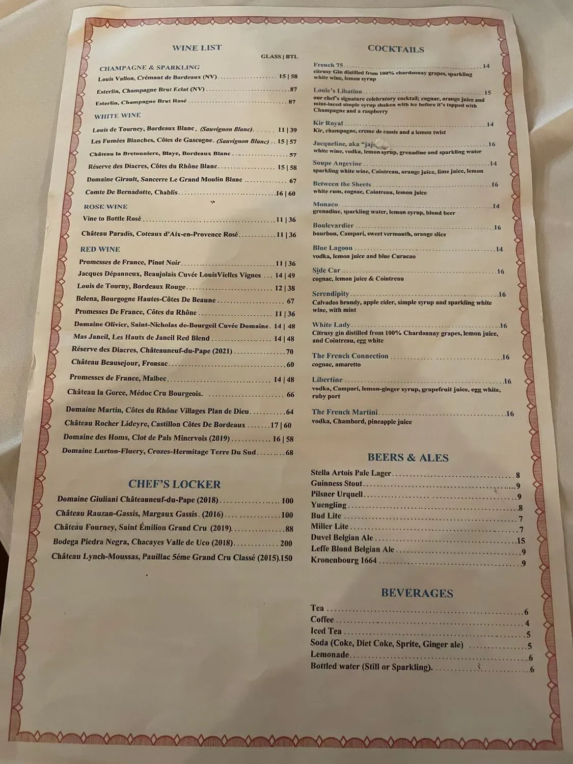 Menu 6