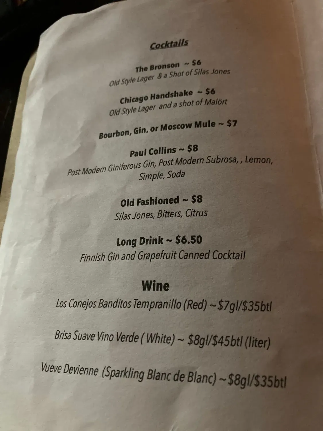 Menu 4