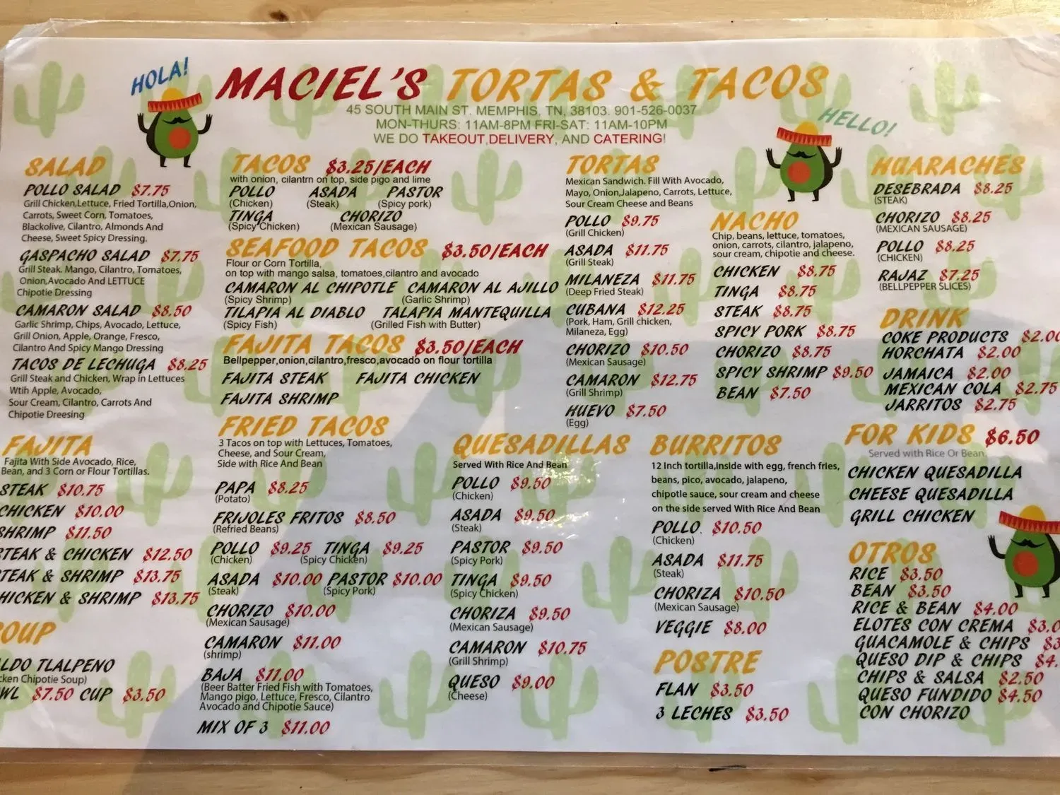 Menu 5