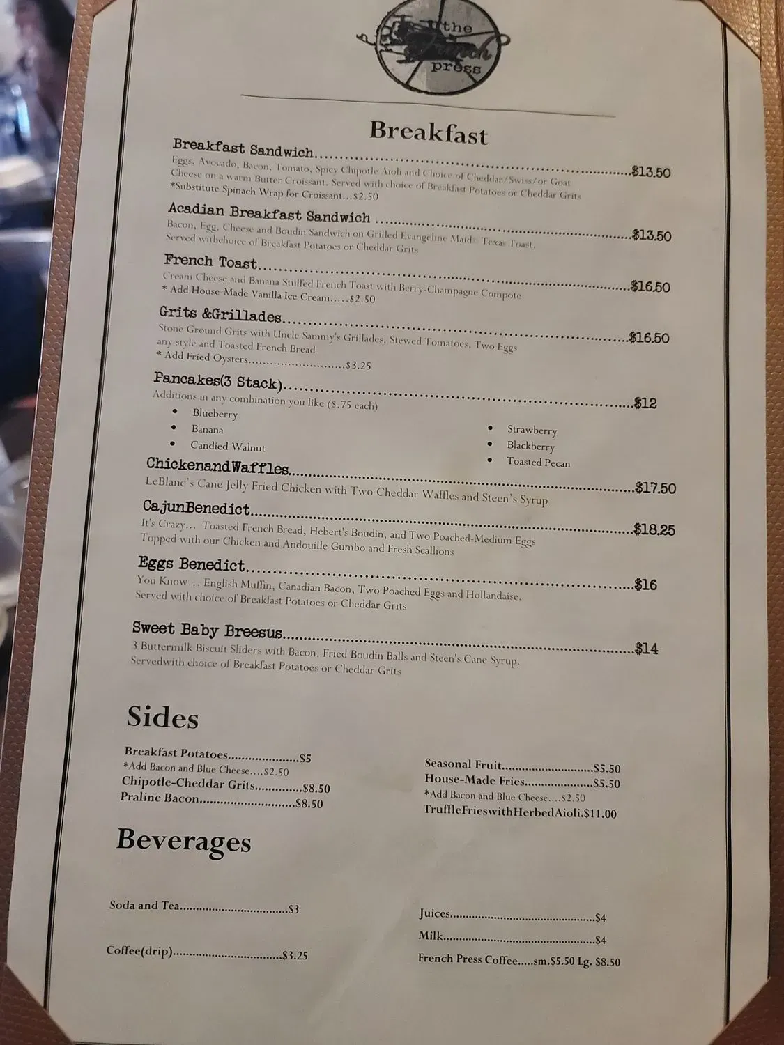 Menu 3