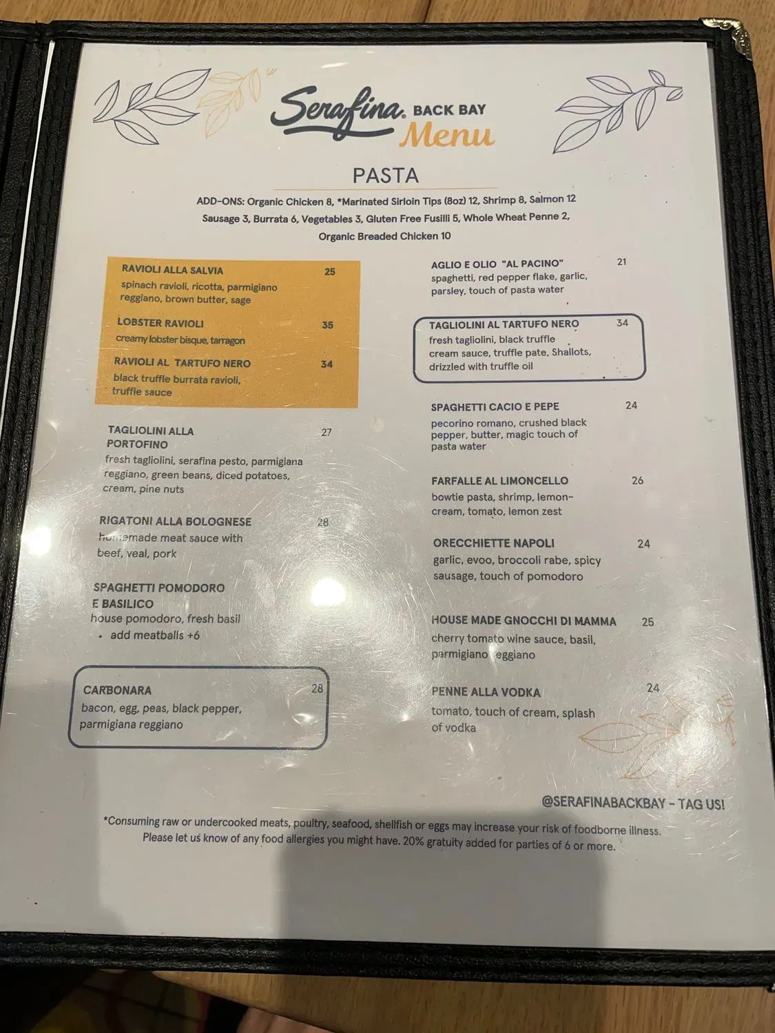 Menu 2