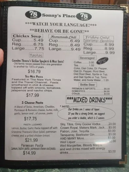 Menu 6