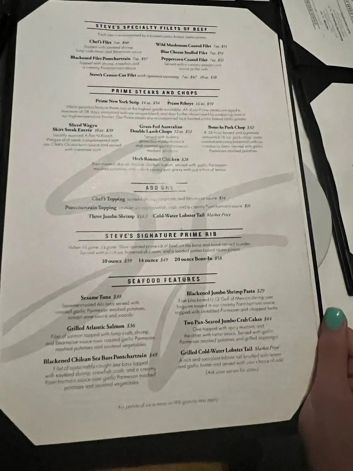 Menu 5