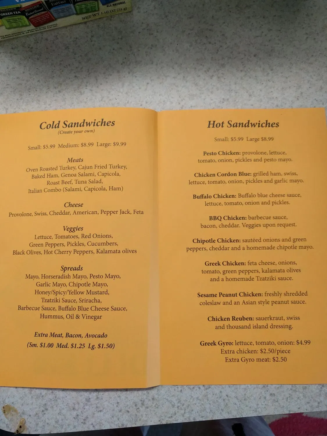 Menu 4