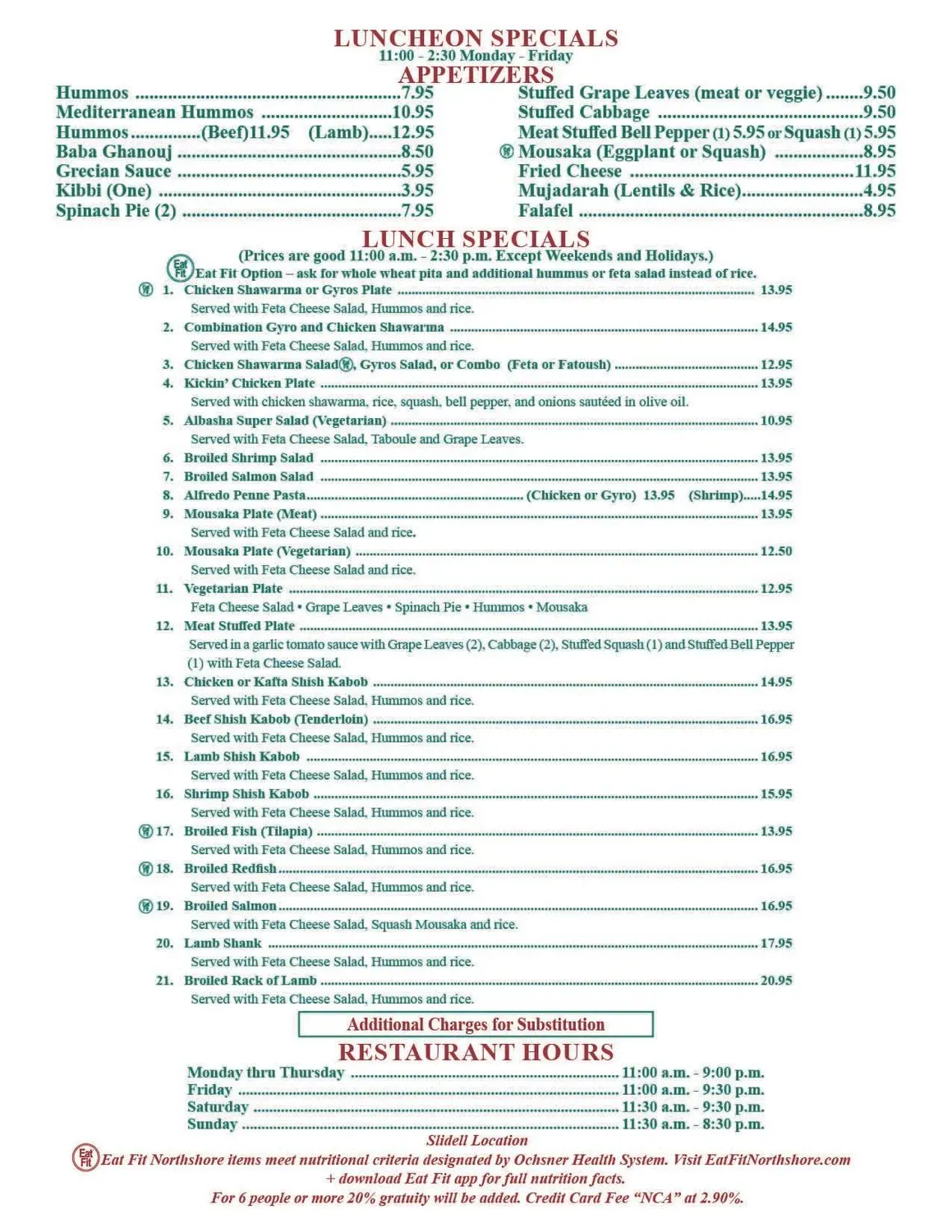 Menu 4