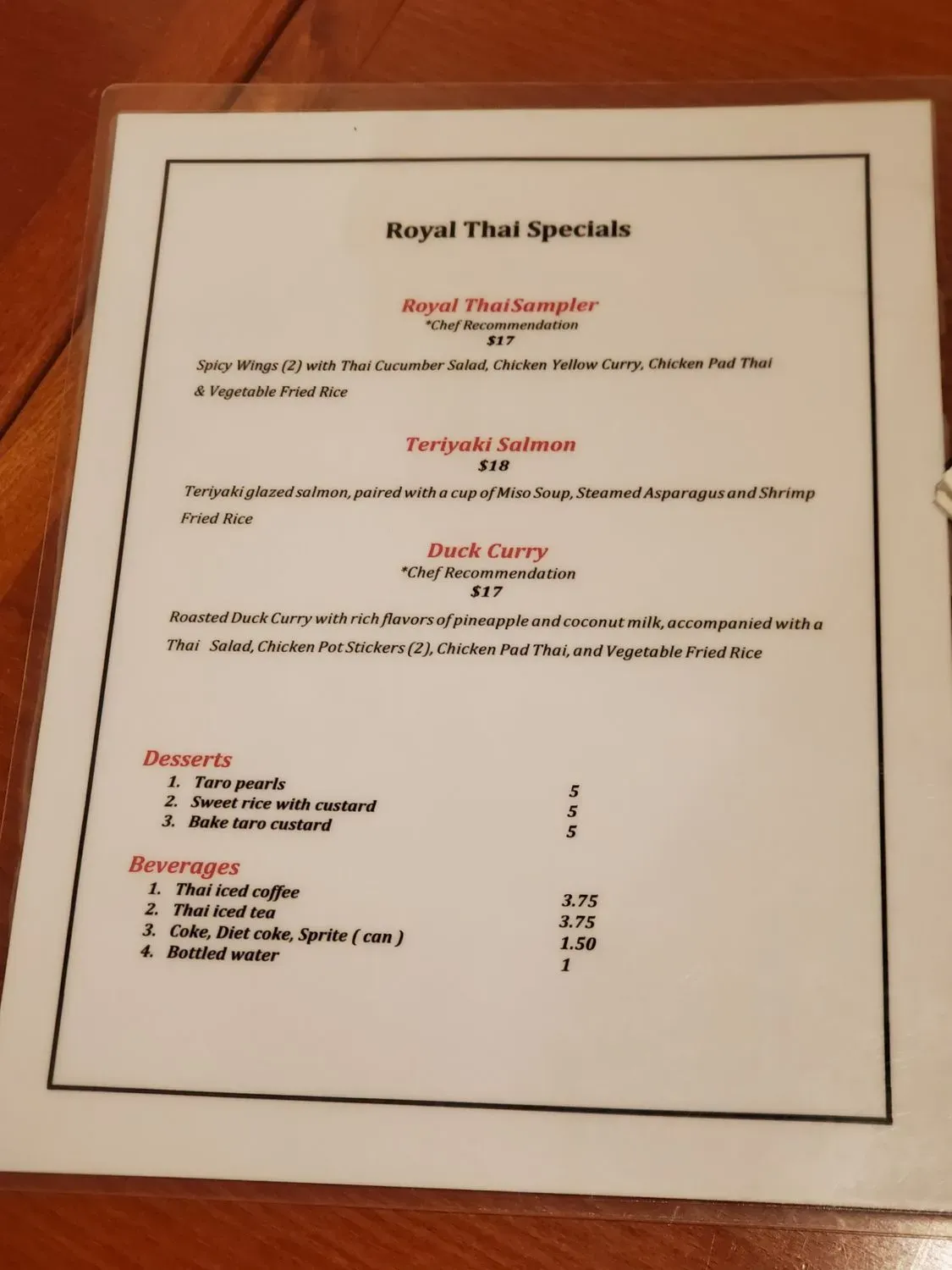 Menu 4