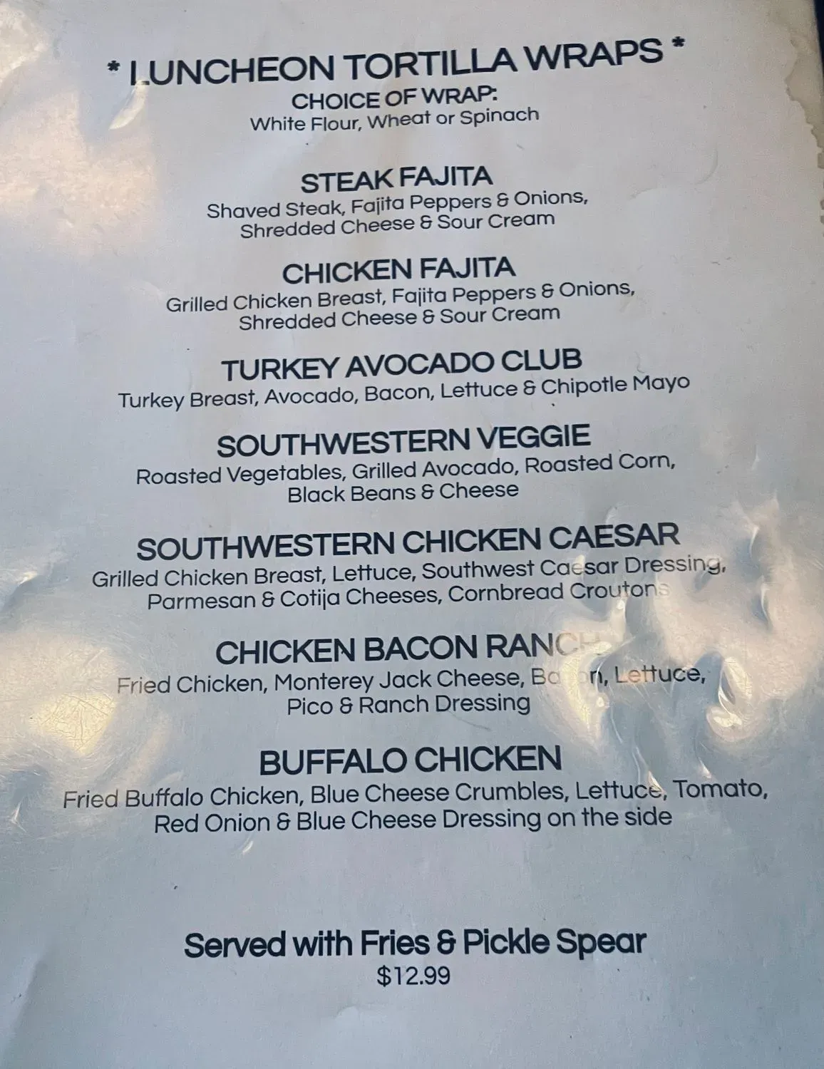 Menu 2