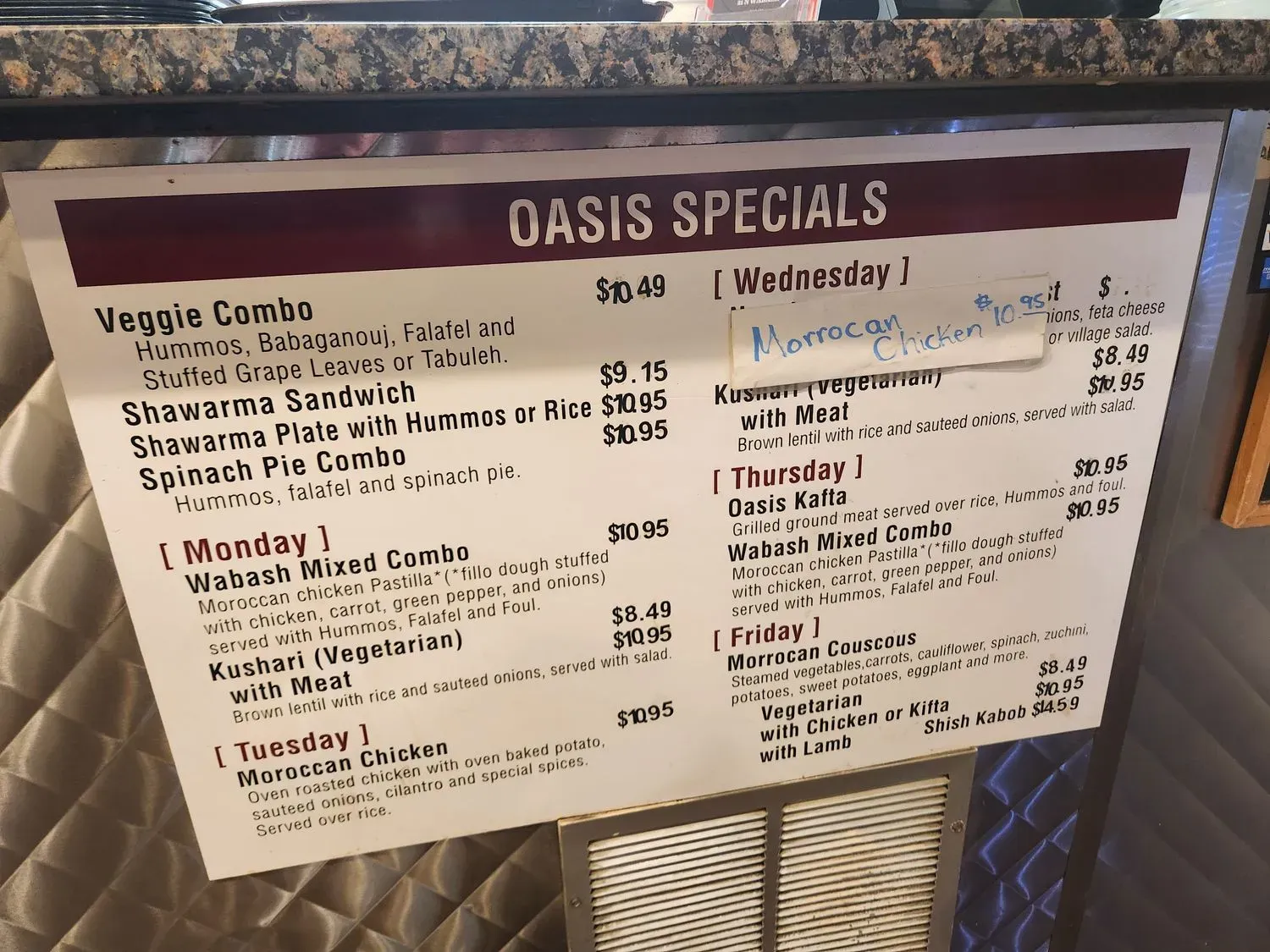 Menu 5