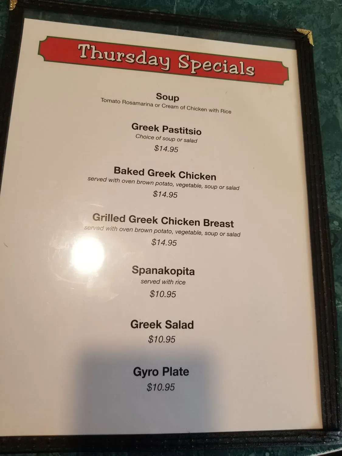 Menu 6