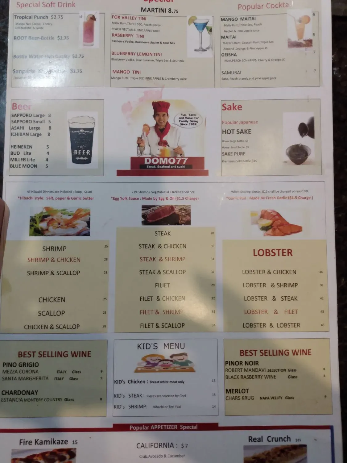 Menu 6