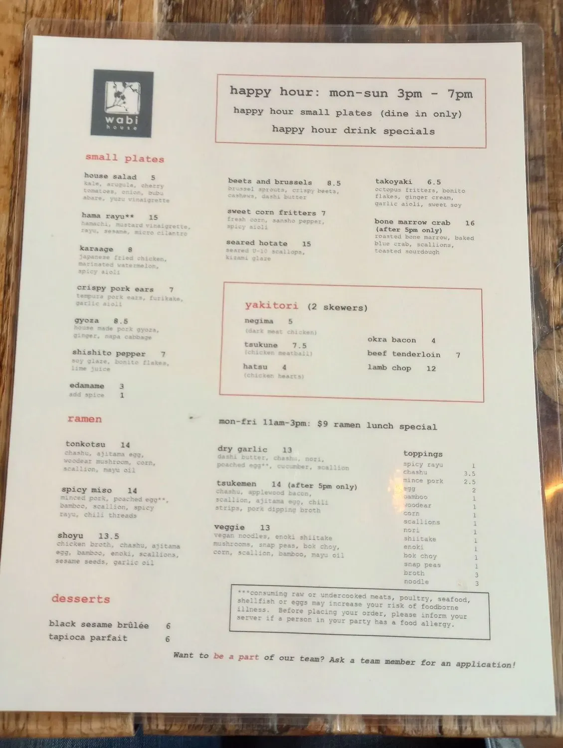 Menu 2