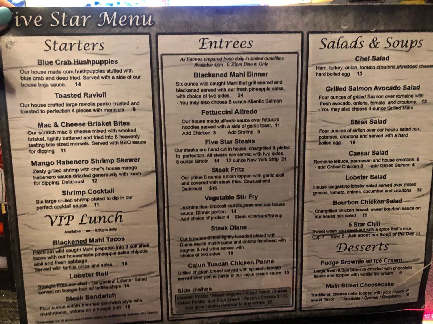 Menu 3