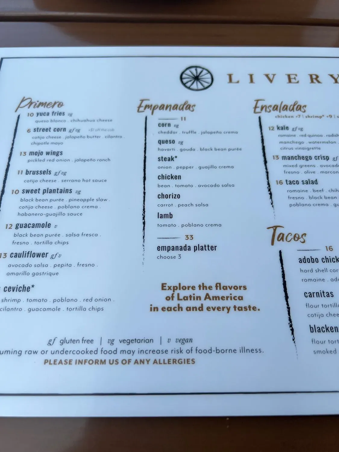 Menu 6