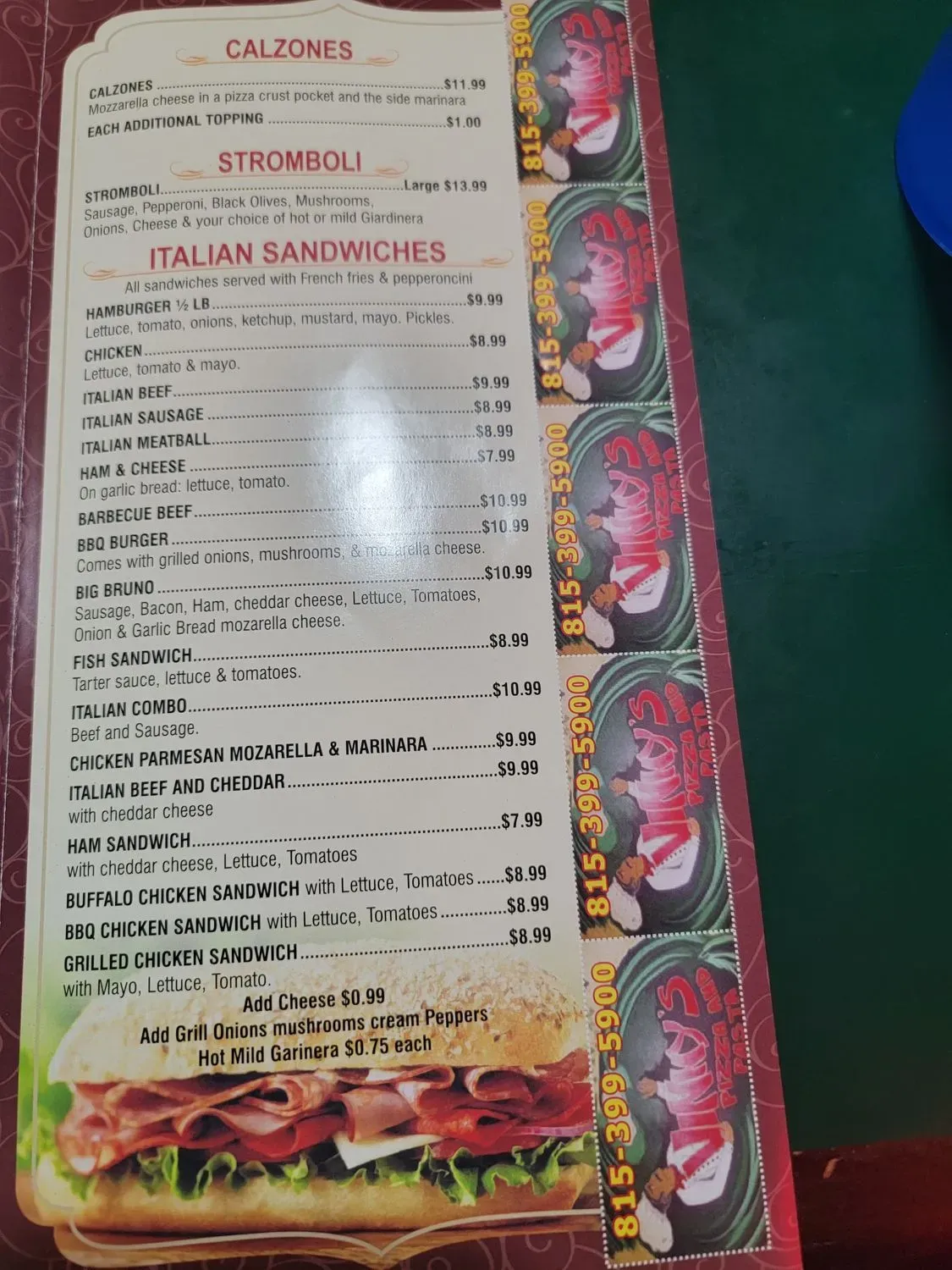 Menu 5