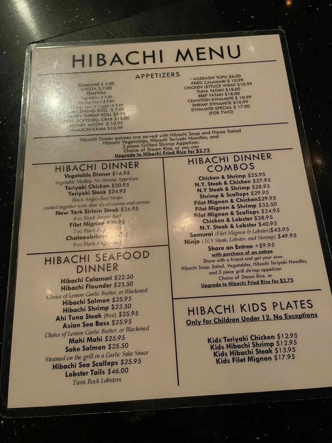 Menu 5