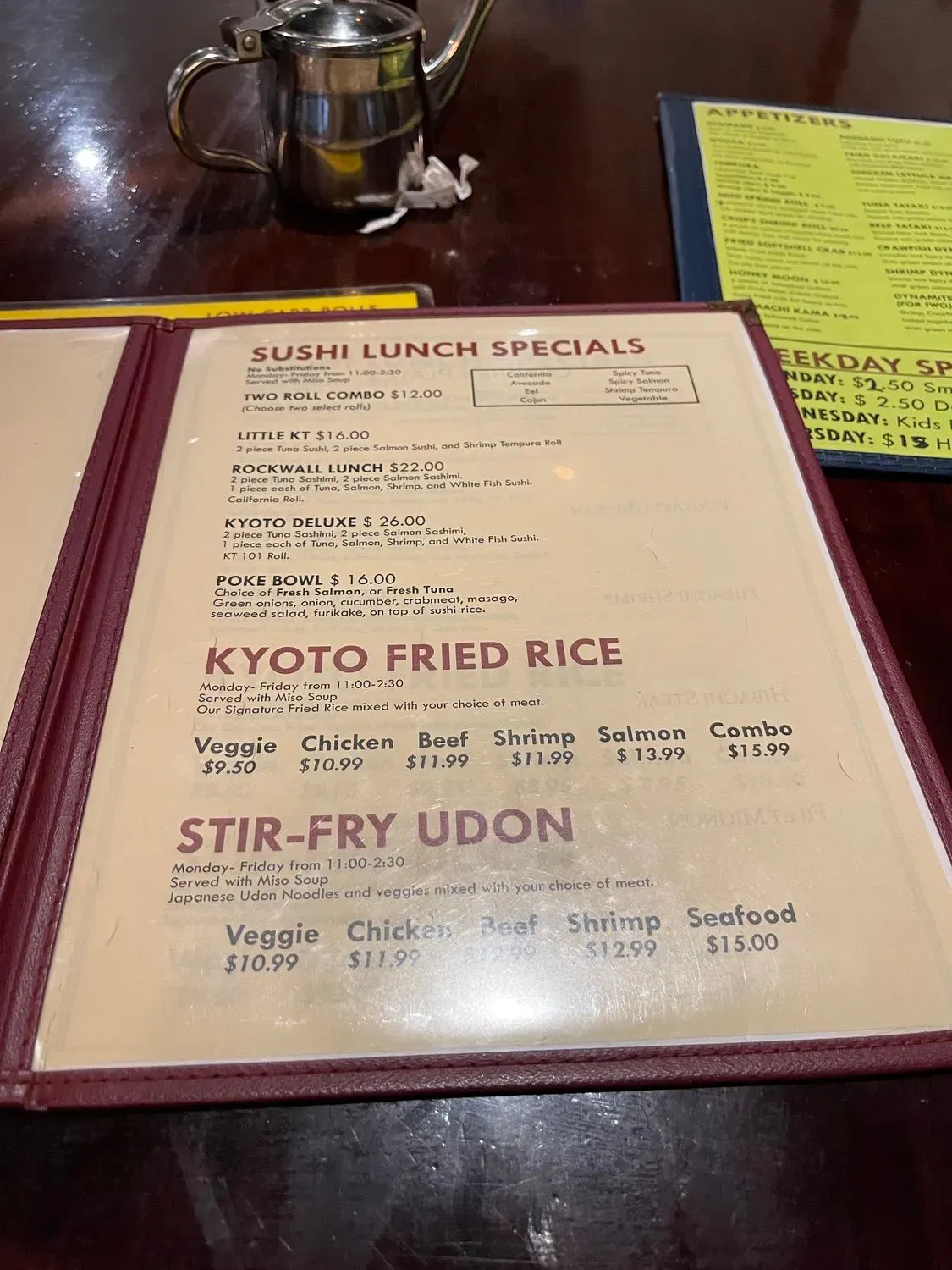 Menu 6