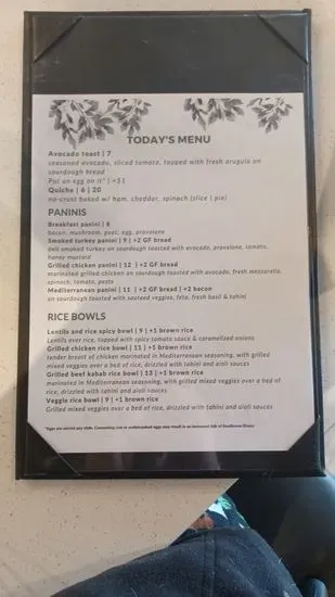 Menu 2