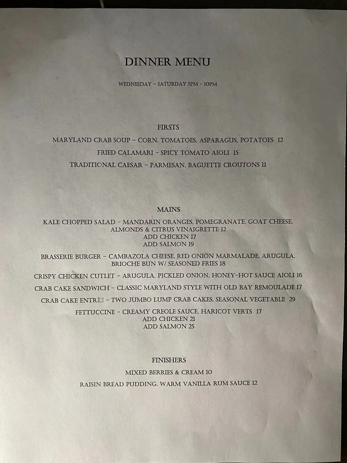 Menu 3