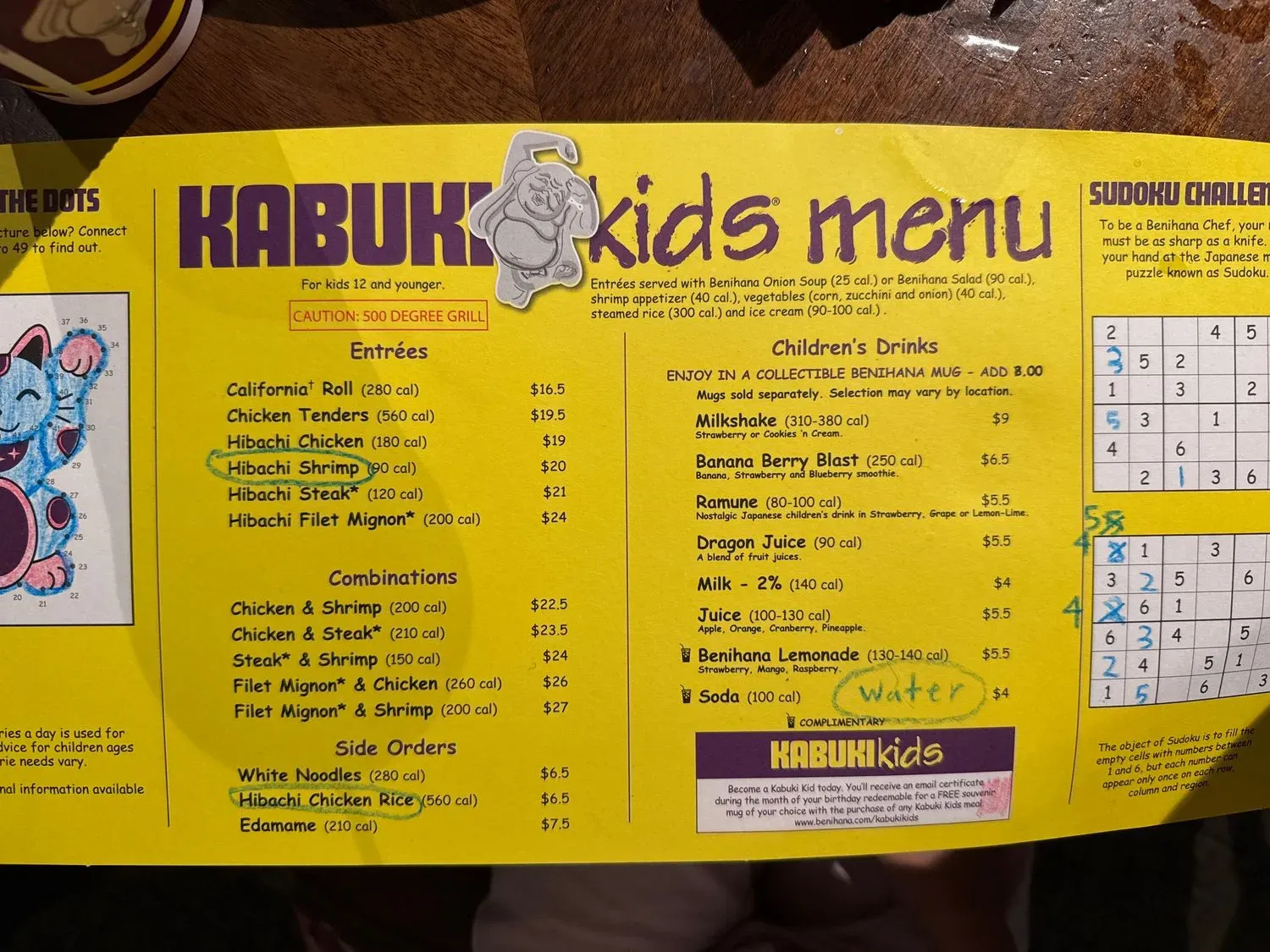 Menu 4