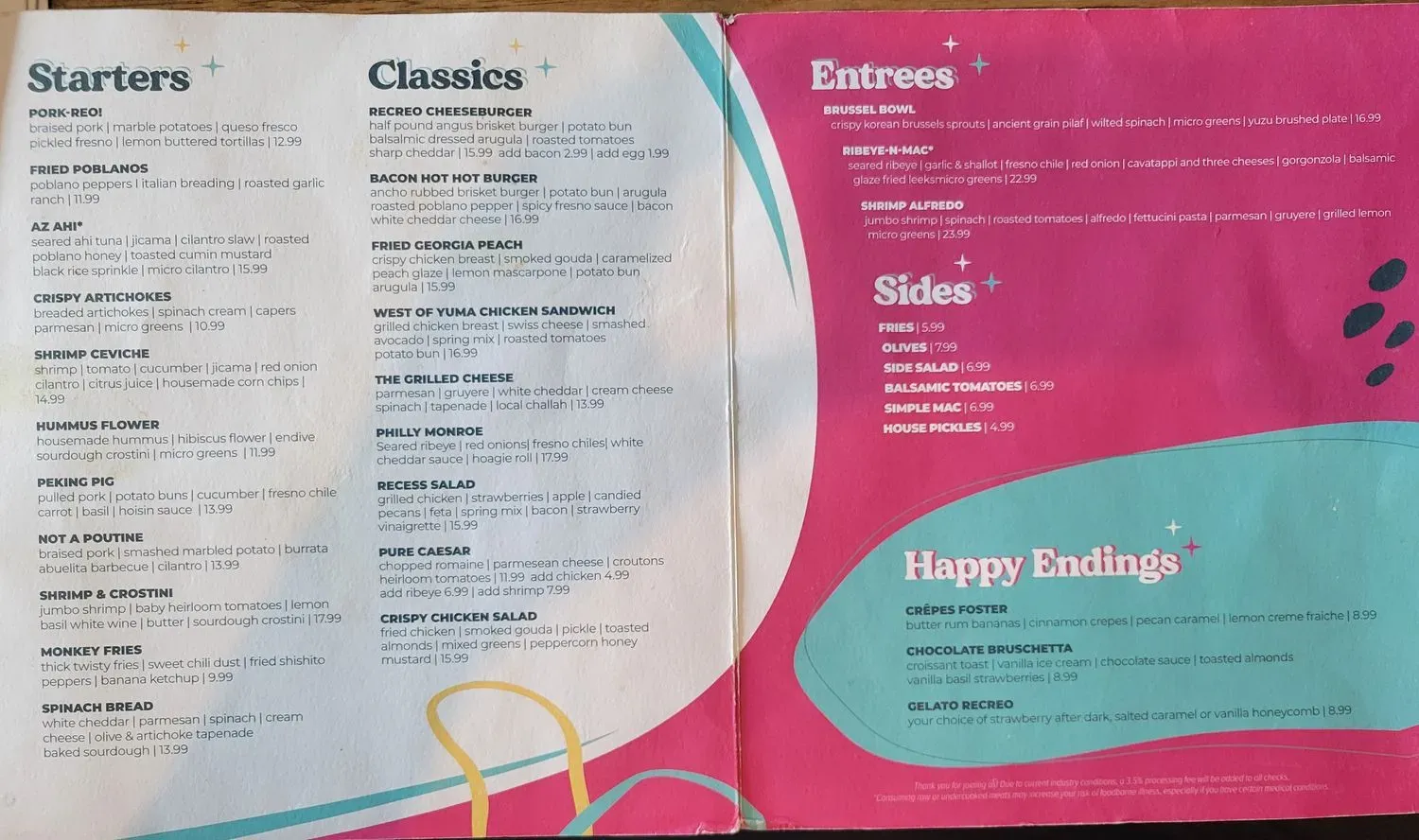 Menu 2