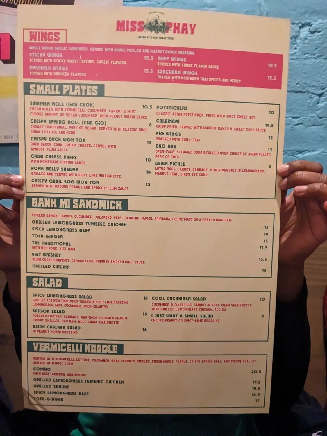 Menu 5