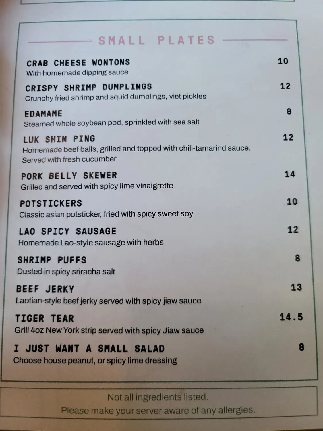 Menu 6