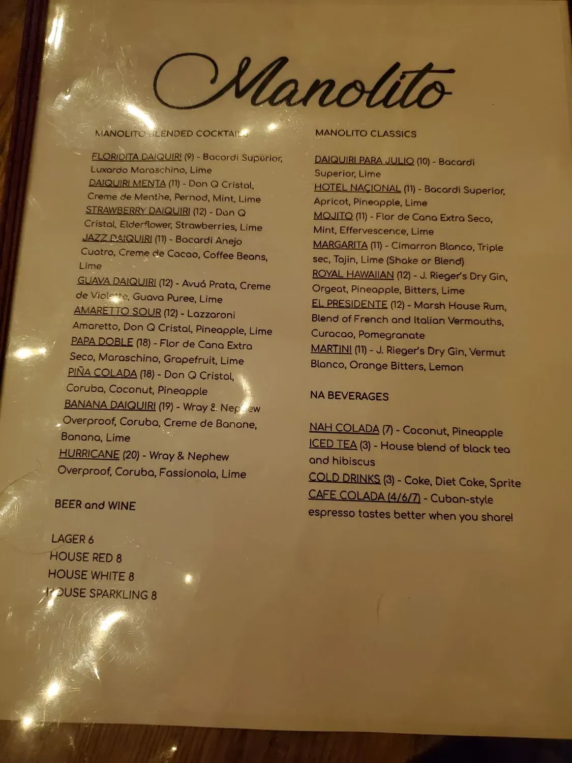 Menu 6