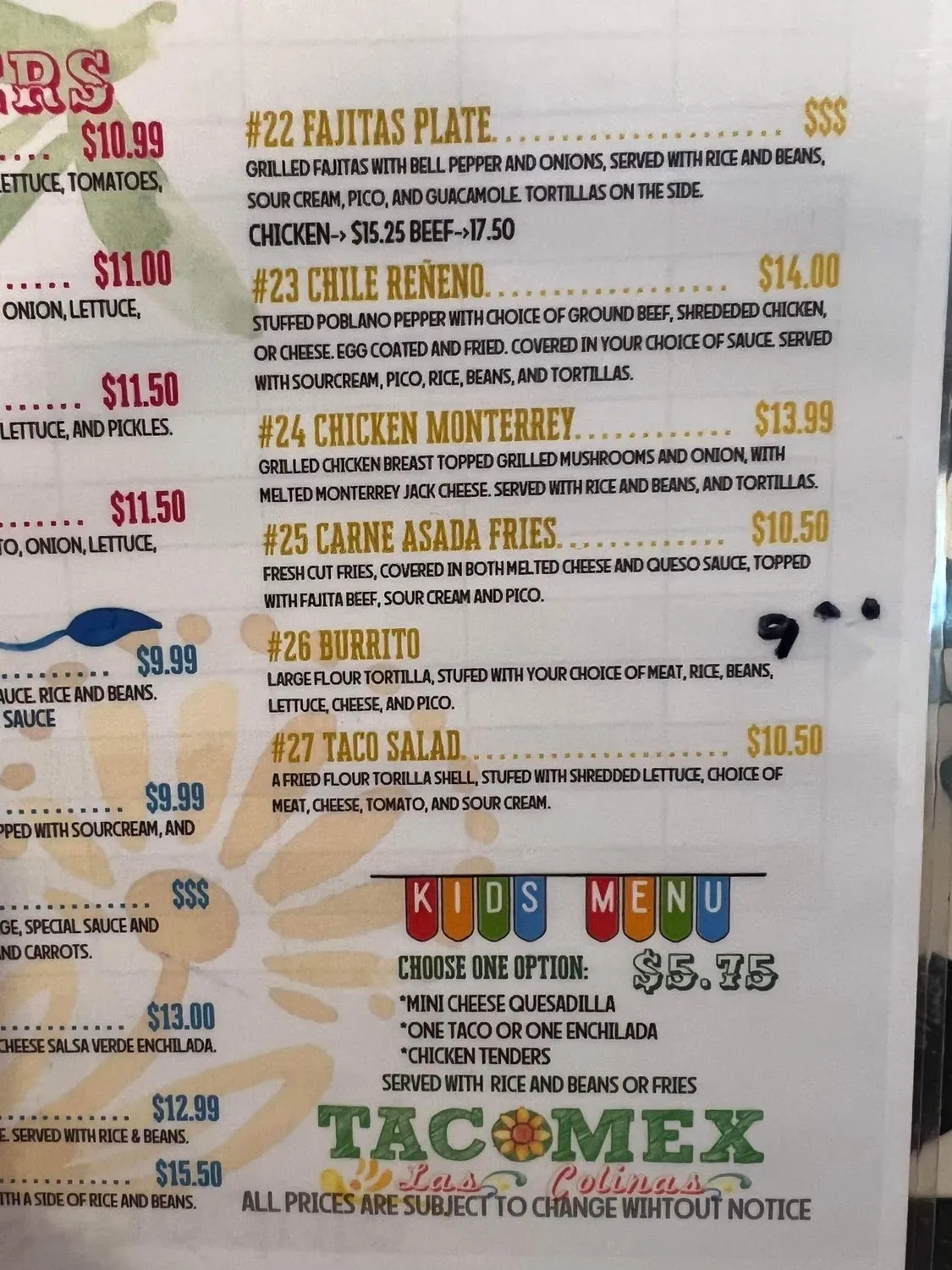 Menu 6