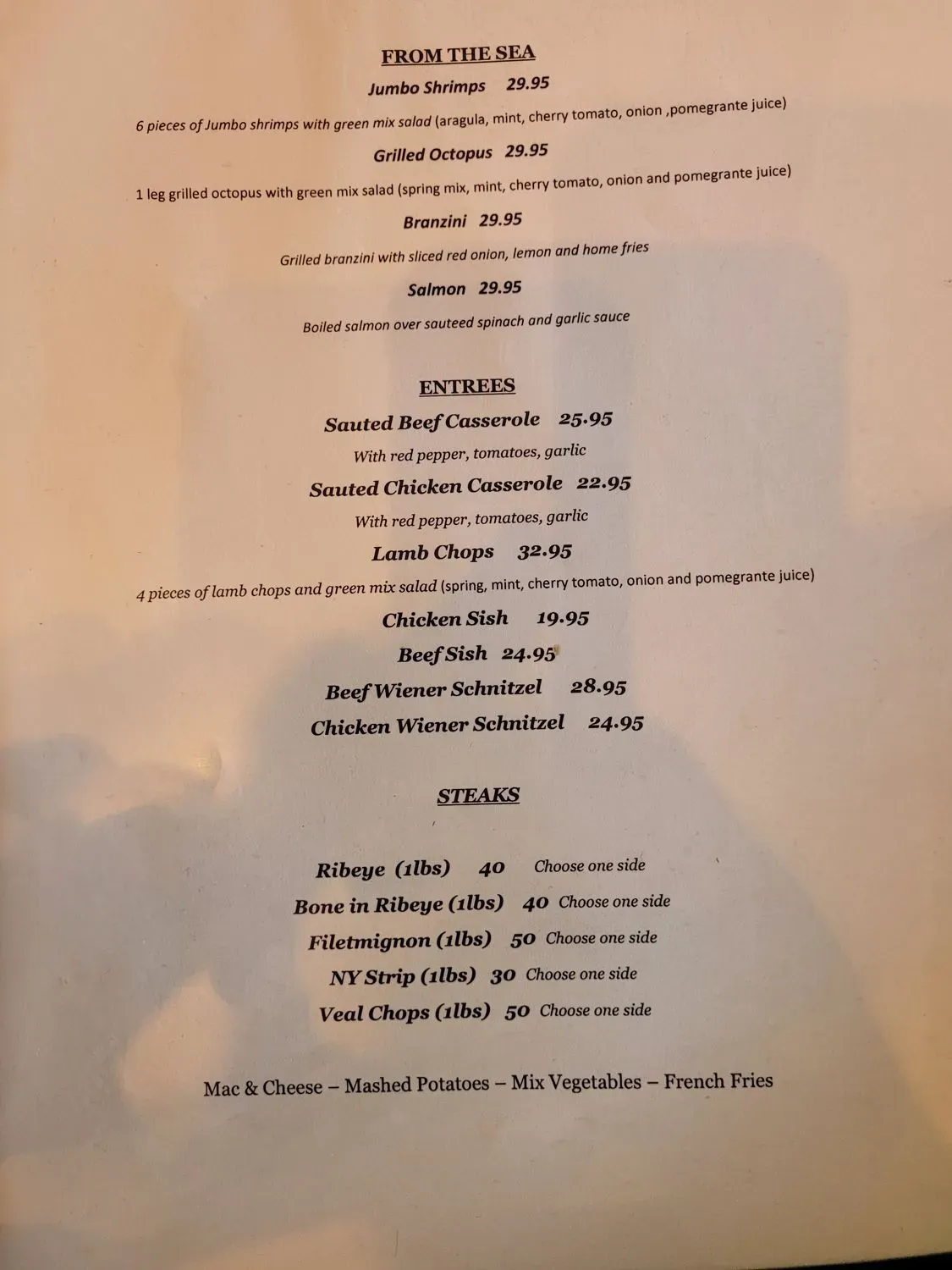 Menu 4