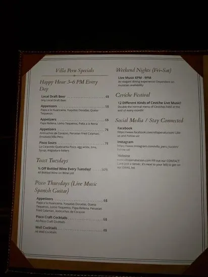 Menu 6