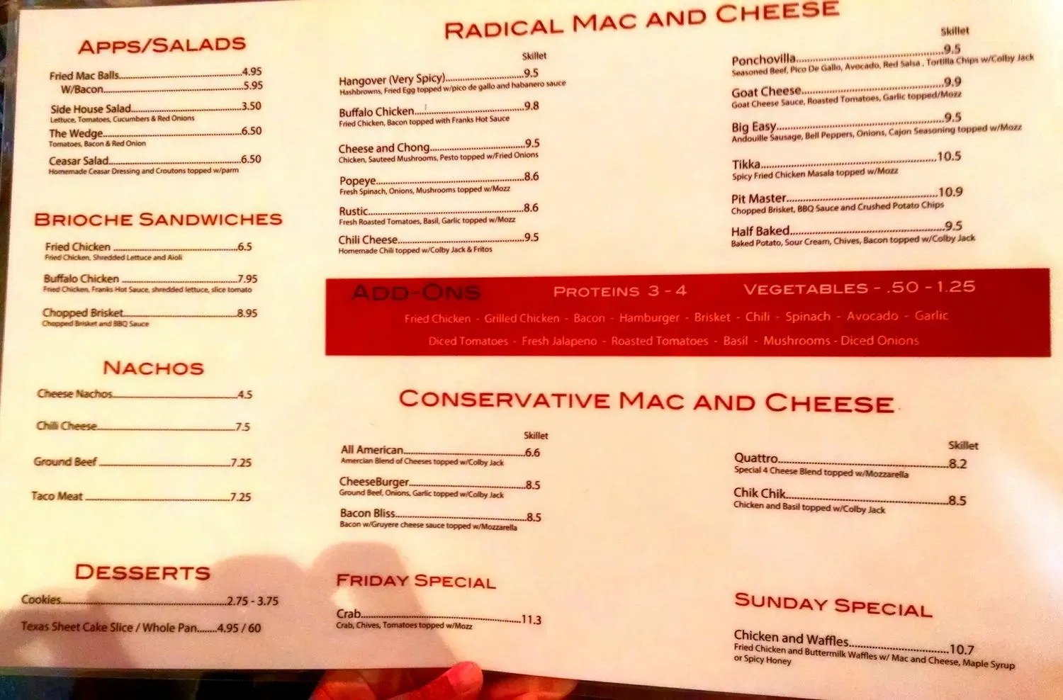 Menu 6