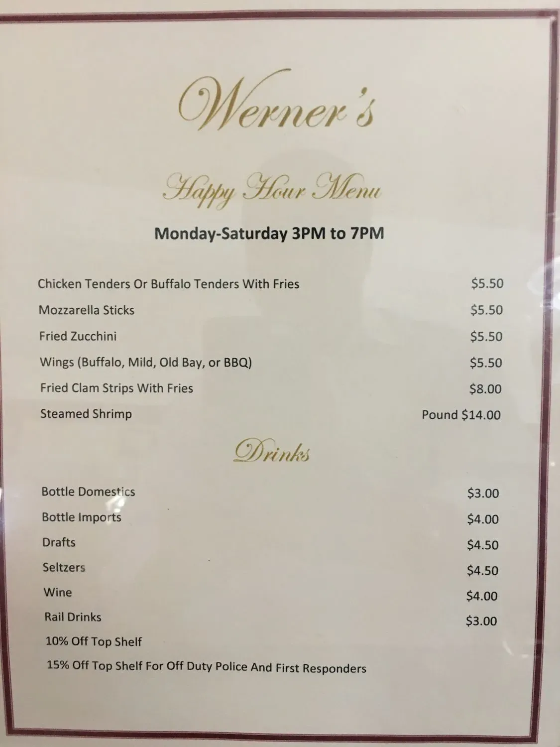 Menu 5