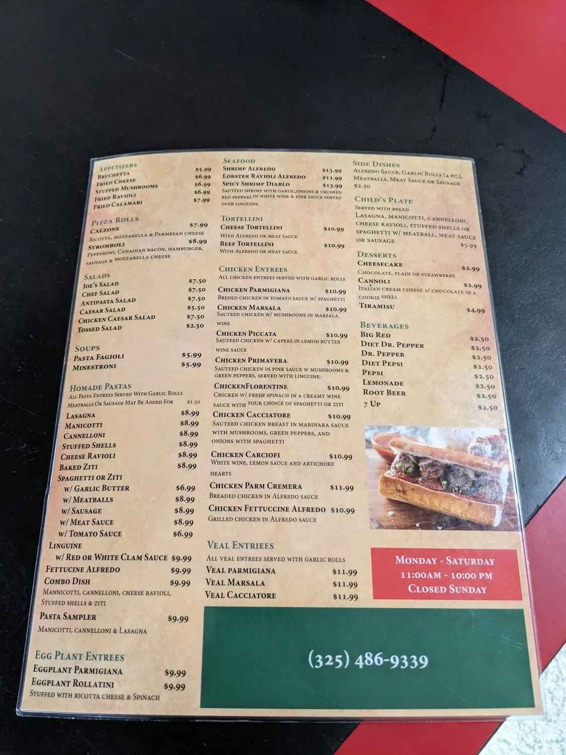 Menu 2