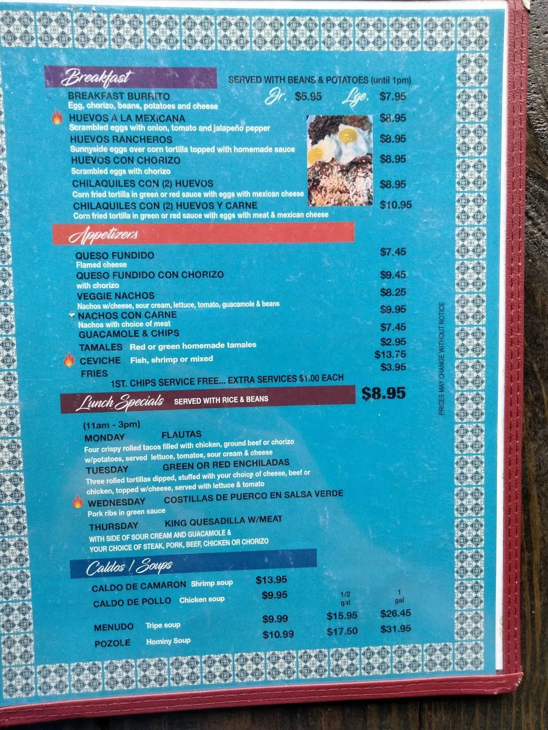 Menu 3