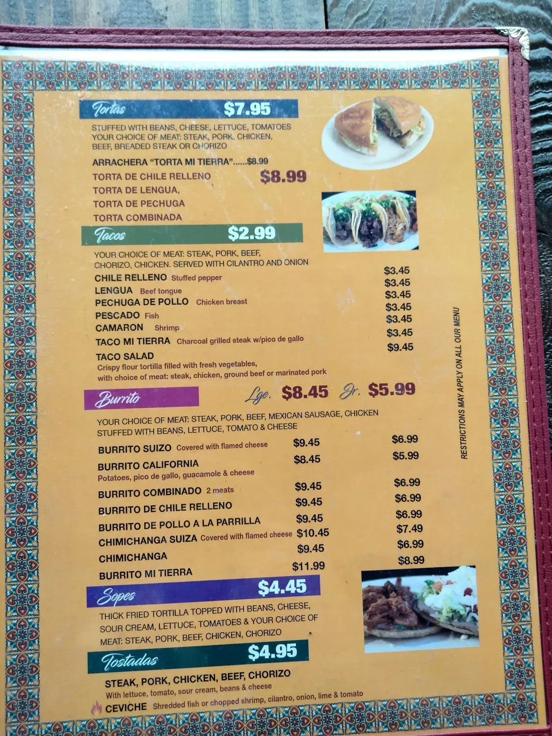 Menu 2