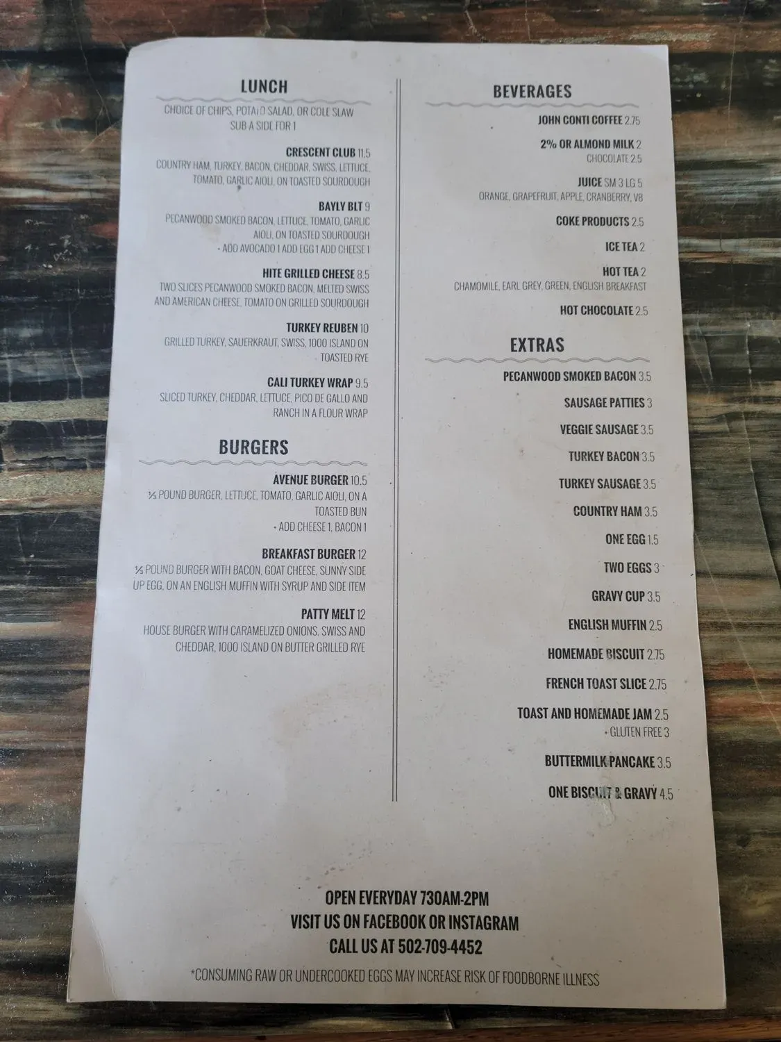 Menu 6