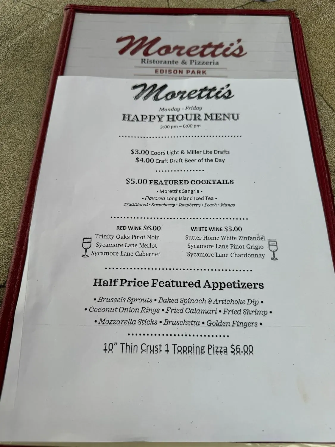 Menu 5