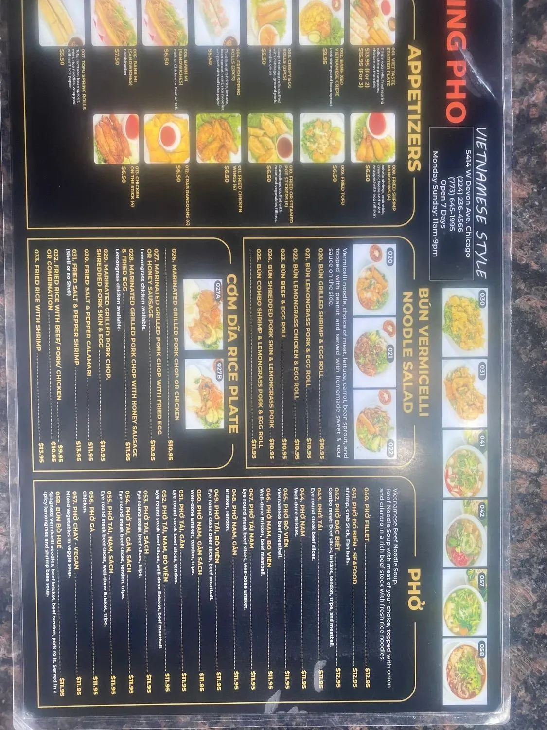 Menu 6