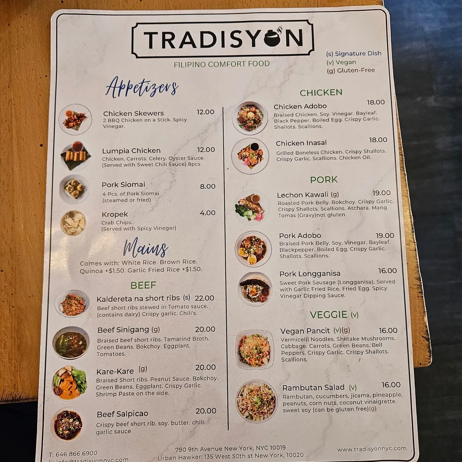 Menu 6