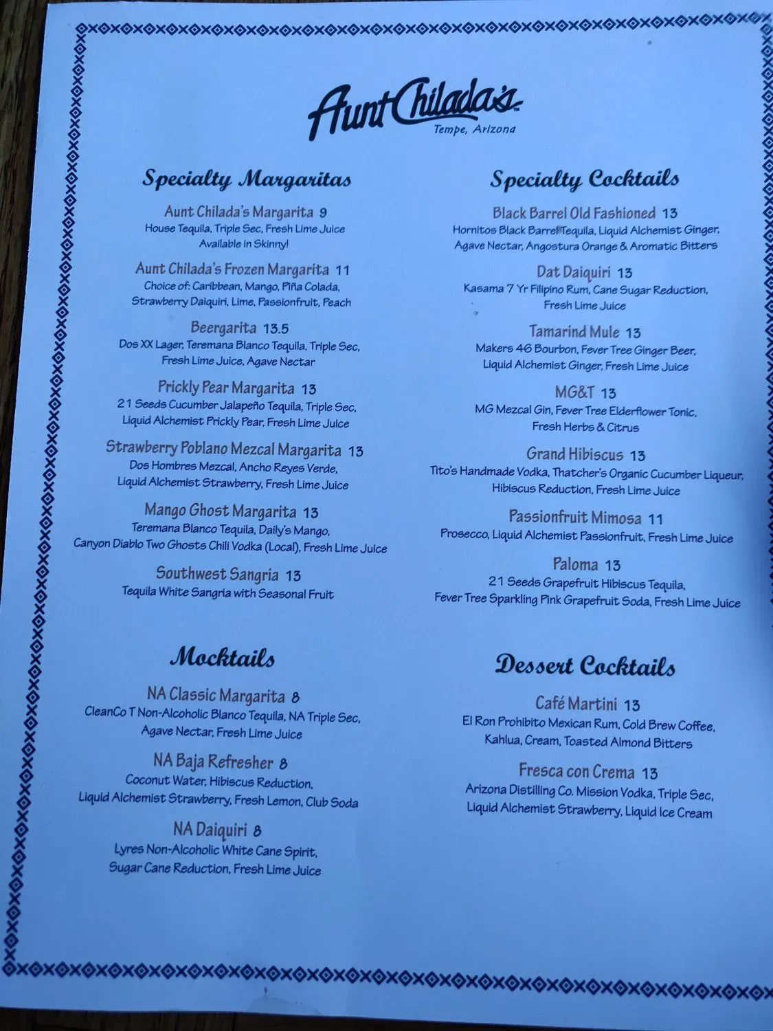 Menu 6