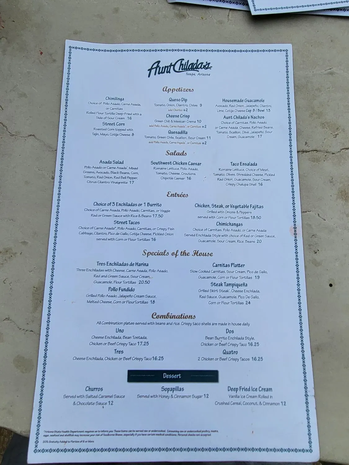 Menu 5