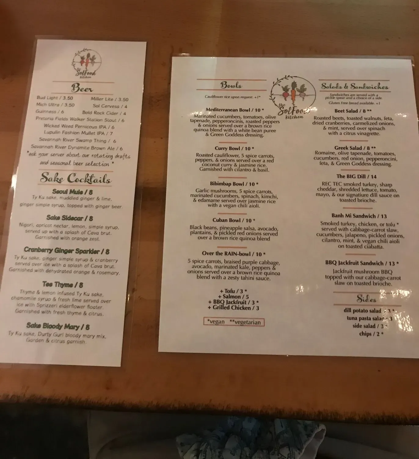 Menu 5