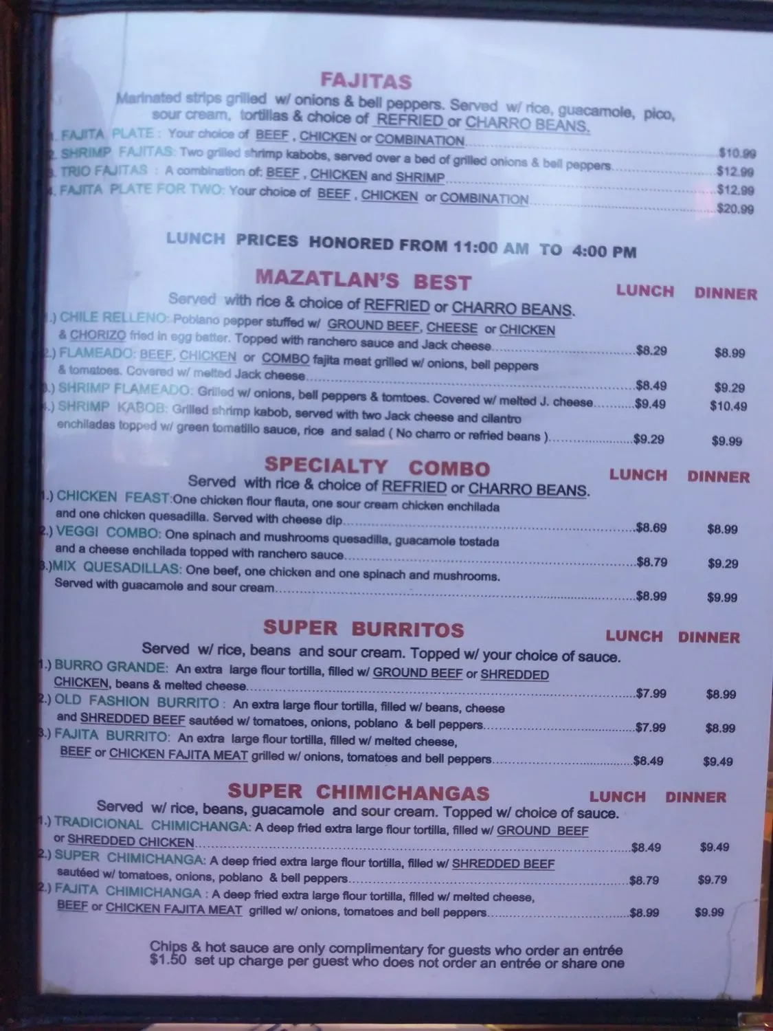 Menu 4