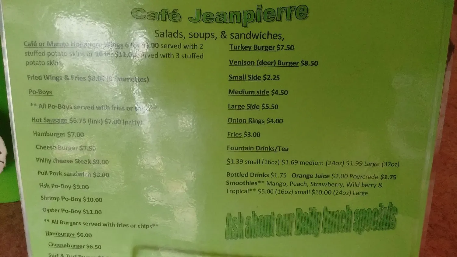 Menu 4