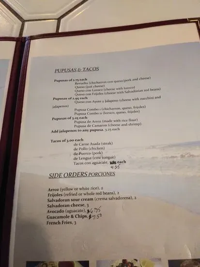 Menu 6